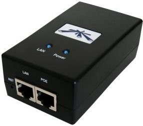 Zasilacz PoE Ubiquiti 48V 24W  Gigabit