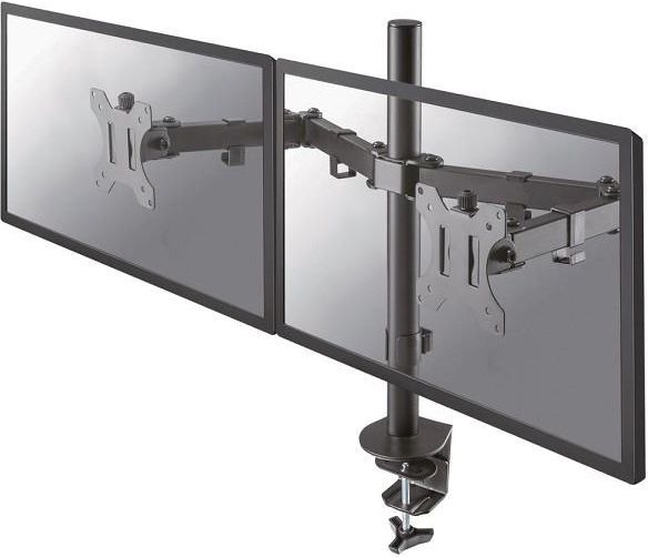 Uchwyt do mocowania LCD 10 - 32" - 16 kg - 2 monitory - Biurkowy  Neomounts by NewStar  Czarny