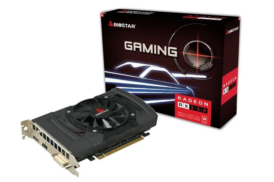 Radeon RX 550  4GB  Gaming OC  Biostar