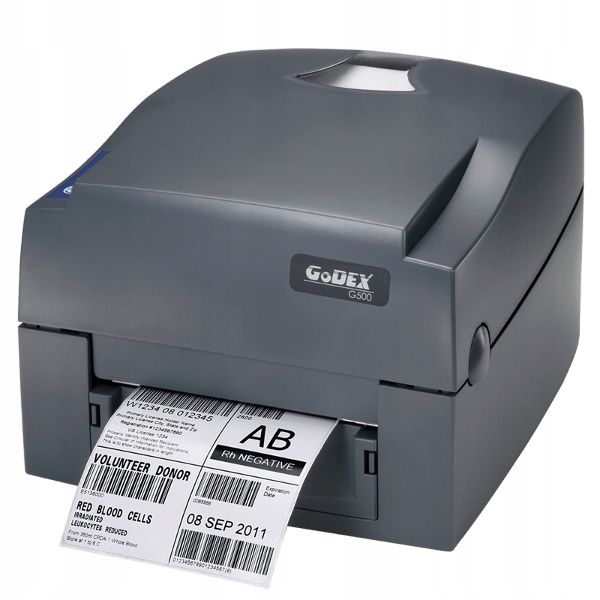 Drukarka etykiet termotransferowa Godex G500 USB/COM/RJ45