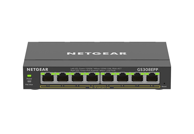 Switch Netgear GS308EPP  8-Port Gigabit Ethernet Plus  8xPoE+