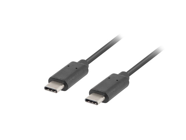Kabel USB Type-C  0.5 m  Lanberg  Czarny
