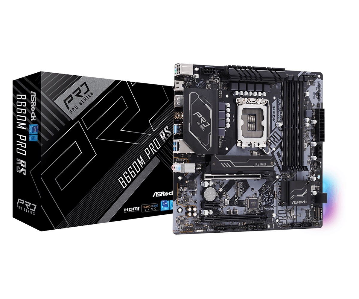 Płyta Socket LGA1700  ASRock B660M PRO RS