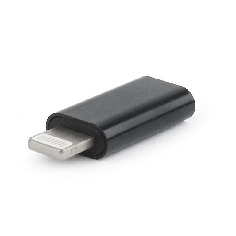 Adapter USB Type-C żeński na Lightning  męski  Gembird