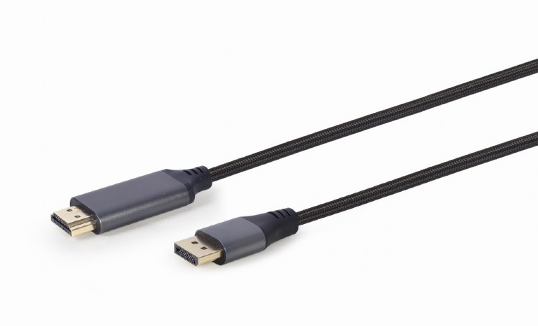 Kabel DisplayPort męski na HDMI męski   1.8 m  Gembird 4K