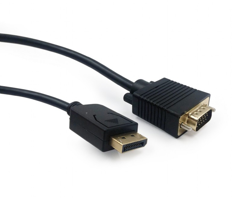 Kabel DisplayPort męski na VGA męski   1.8 m  Gembird
