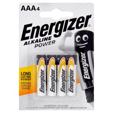 Bateria Alkaliczna AAA  4 szt.  Energizer