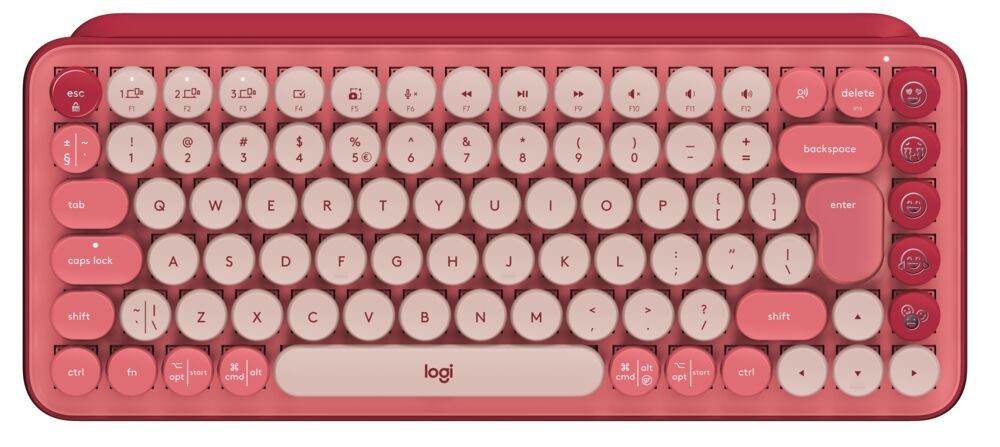 Klawiatura bezprzewodowa Logitech POP Keys Heartbreaker