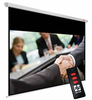 Ekran ścienny rozwijany elektrycznie  AVTek Business Electric 300P  300x277 cm Matt White  /16:10/