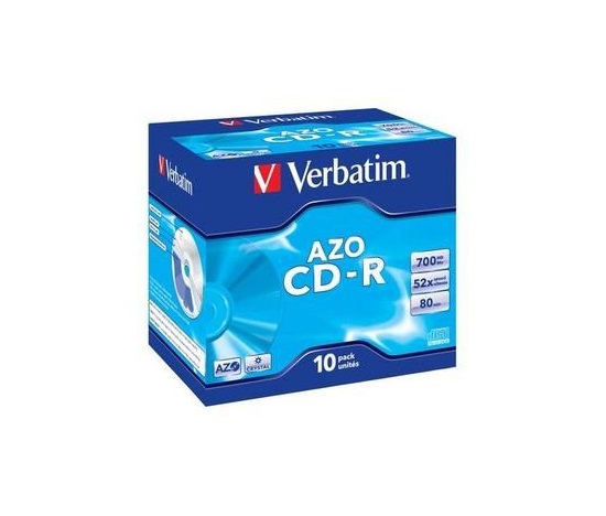 CDR Verbatim 700MB 52x  Jewel Case *10