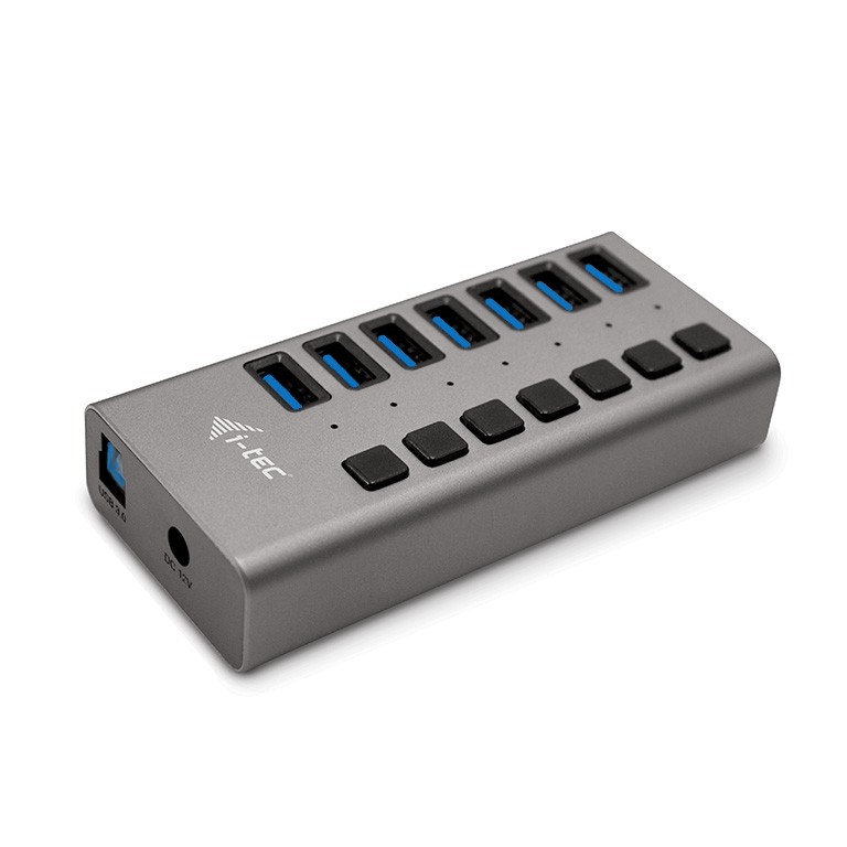 HUB USB 3.0  7 portowy zewnętrzny z funkcją ładowania  i-tec
