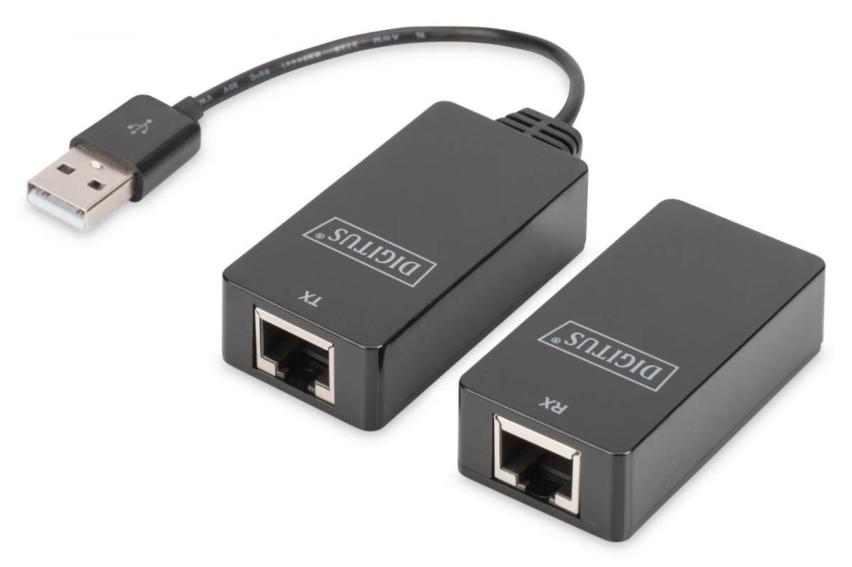 Kabel USB Przedłużacz po skrętce 45m  Digitus
