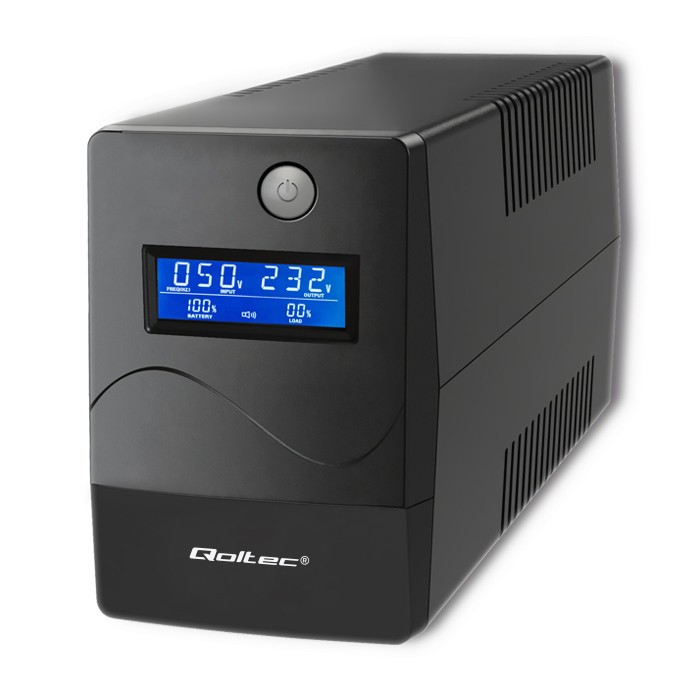 Zasilacz awaryjny UPS - Qoltec Monolith  650VA
