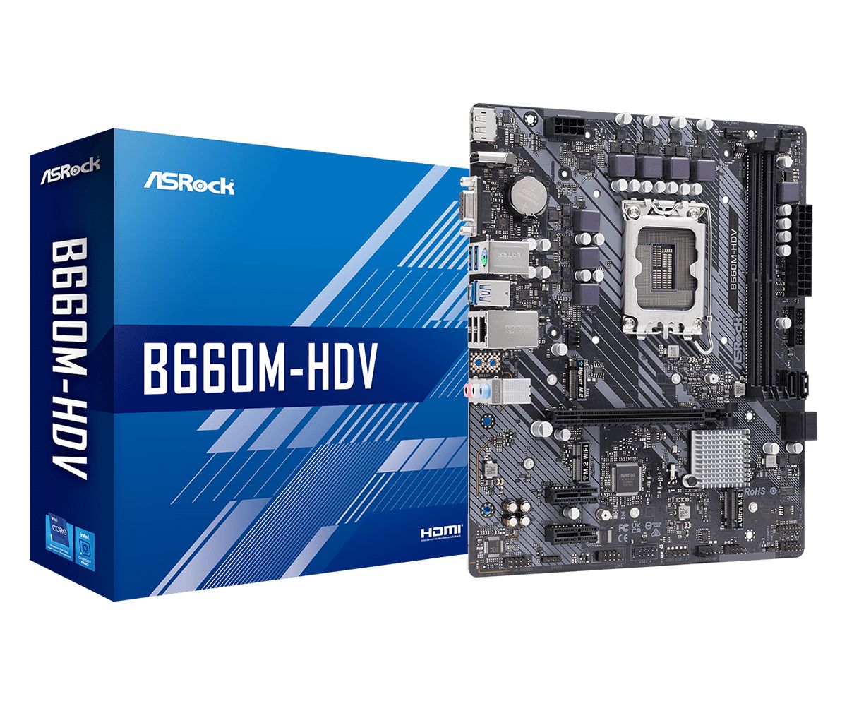 Płyta Socket LGA1700  ASRock B660M-HDV