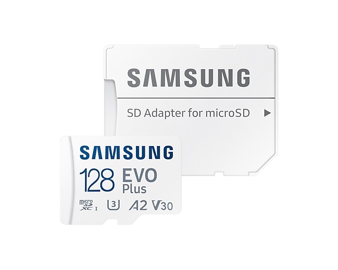 - karta pamieci MicroSD  128GB SDXC  Samsung EVO Plus + Adapter SD!  100MB/60MB