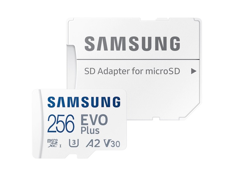 - karta pamieci MicroSD  256GB SDXC  Samsung EVO Plus + Adapter SD!  130MB/105MB