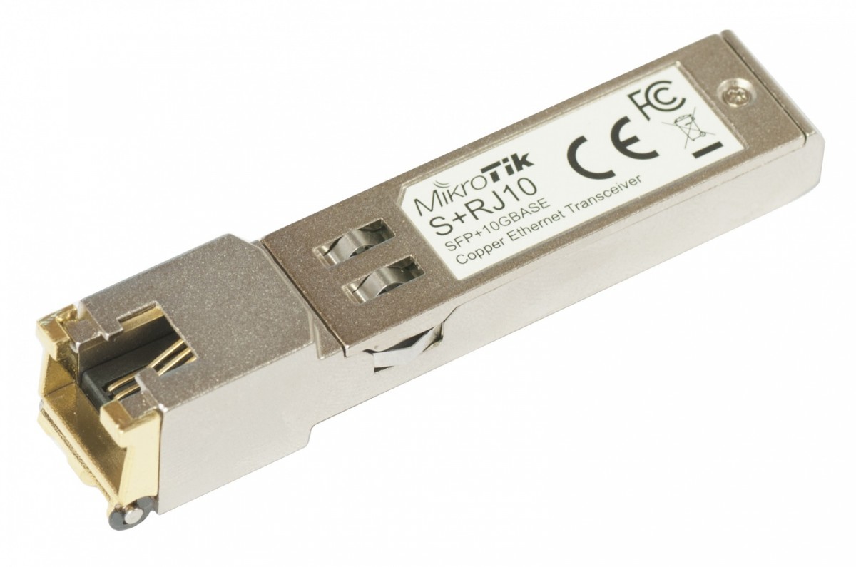 Moduł SFP+ S+RJ10  MikroTik