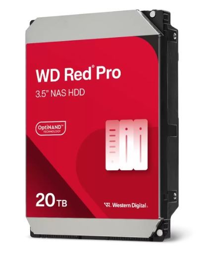 HDD  SATA III  20TB WD Red Pro