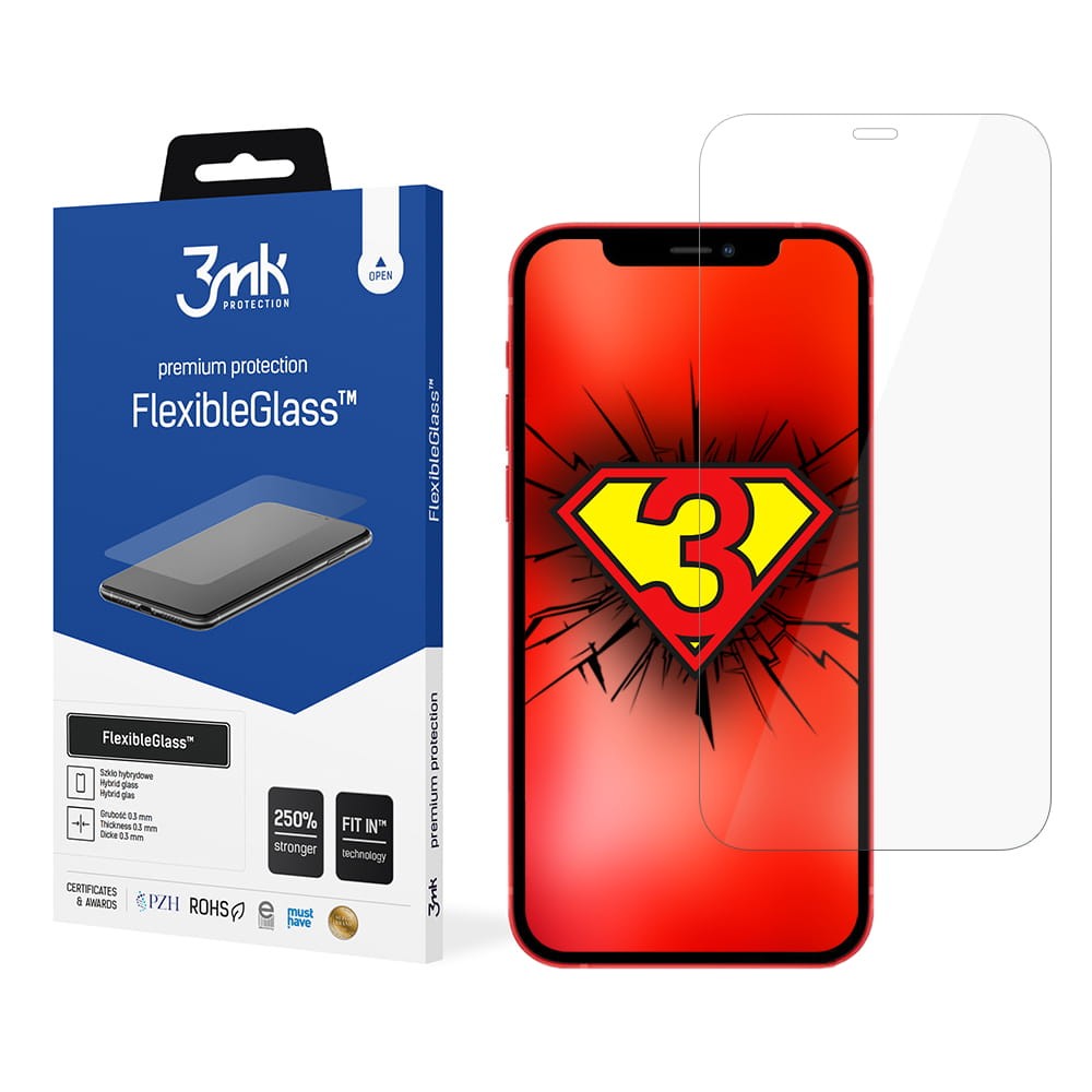 Szkło ochronne do iPhone 12 Mini  3MK FlexibleGlass
