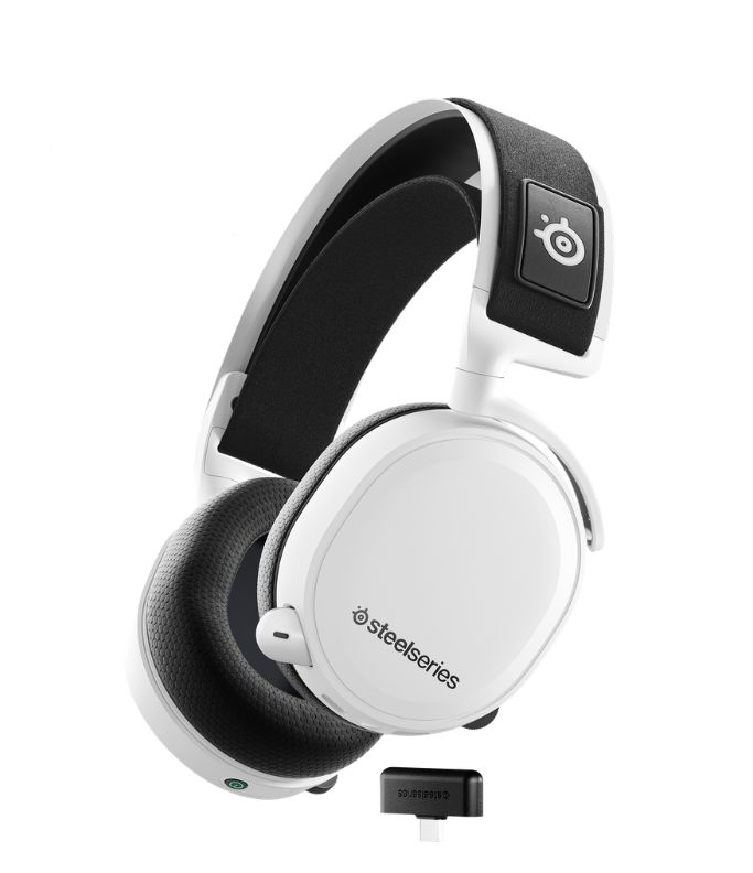 Słuchawki bezprzewodowe SteelSeries Arctis 7+  Białe