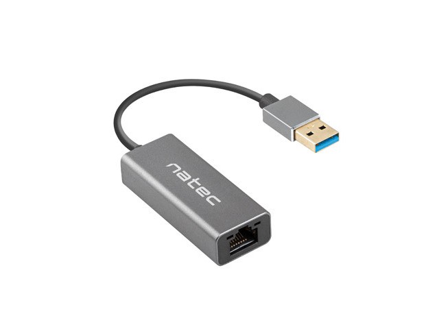 Karta sieciowa USB 3.0 LAN Gigabit Ethernet 10/100/1000 Mb/s RJ45  Natec Cricket