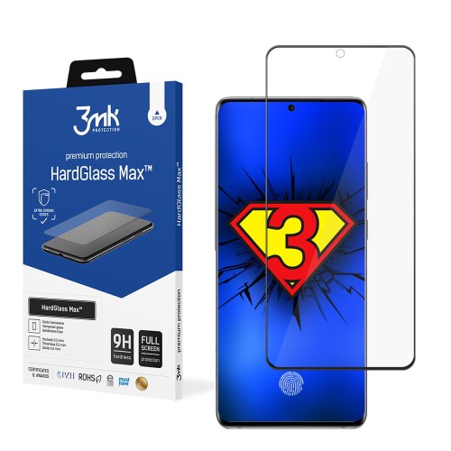 Szkło ochronne do Samsung S20+  3MK  FullScreen HardGlass Max