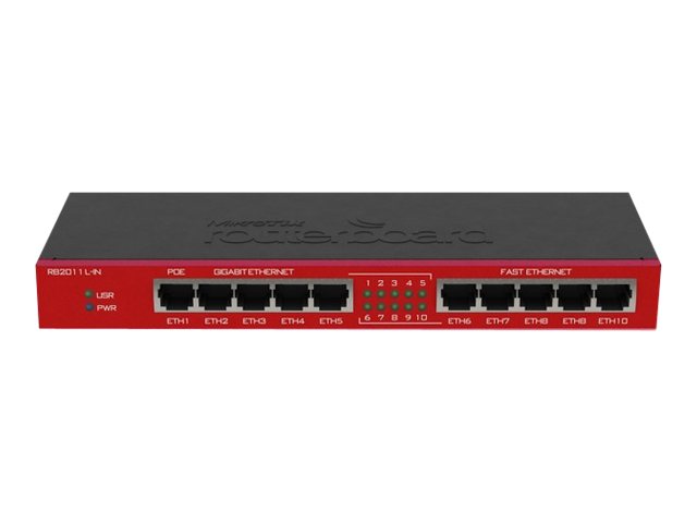 Router MikroTik RB2011IL-IN  5xGbE 5xFE PoE
