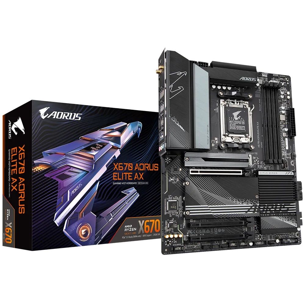 Płyta Socket AM5  Gigabyte X670E AORUS ELITE AX
