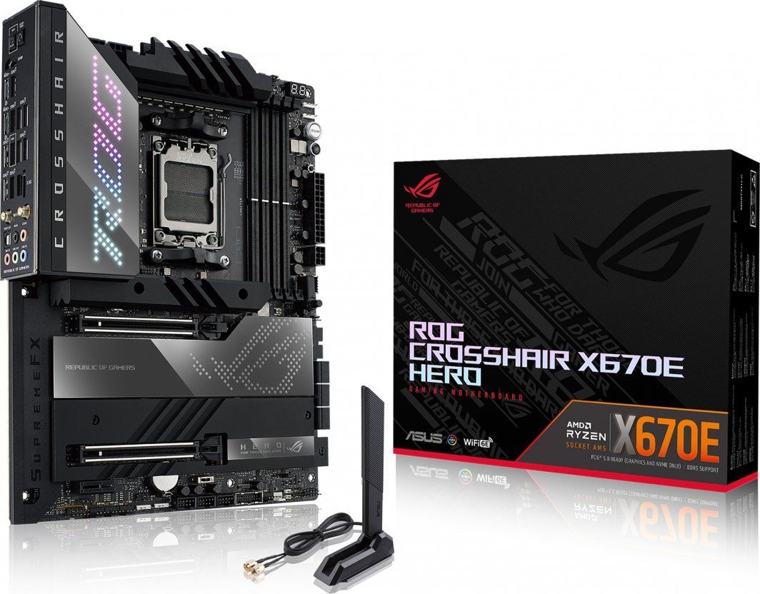 Płyta Socket AM5  Asus ROG CROSSHAIR X670E HERO