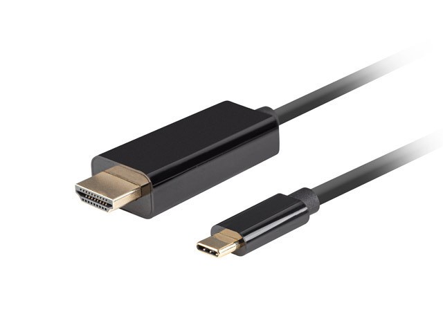 Kabel USB Type-C męski na HDMI męski  1.8 m  Lanberg