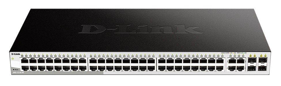 Switch D-Link DGS-1210-48  48-port 10/100/1000 Gigabit + 4 Combo 1000BaseT/SFP