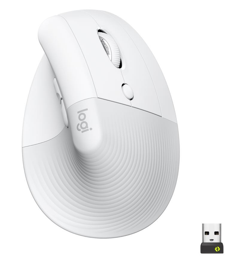 Mysz bezprzewodowa Logitech Lift Vertical  Biała