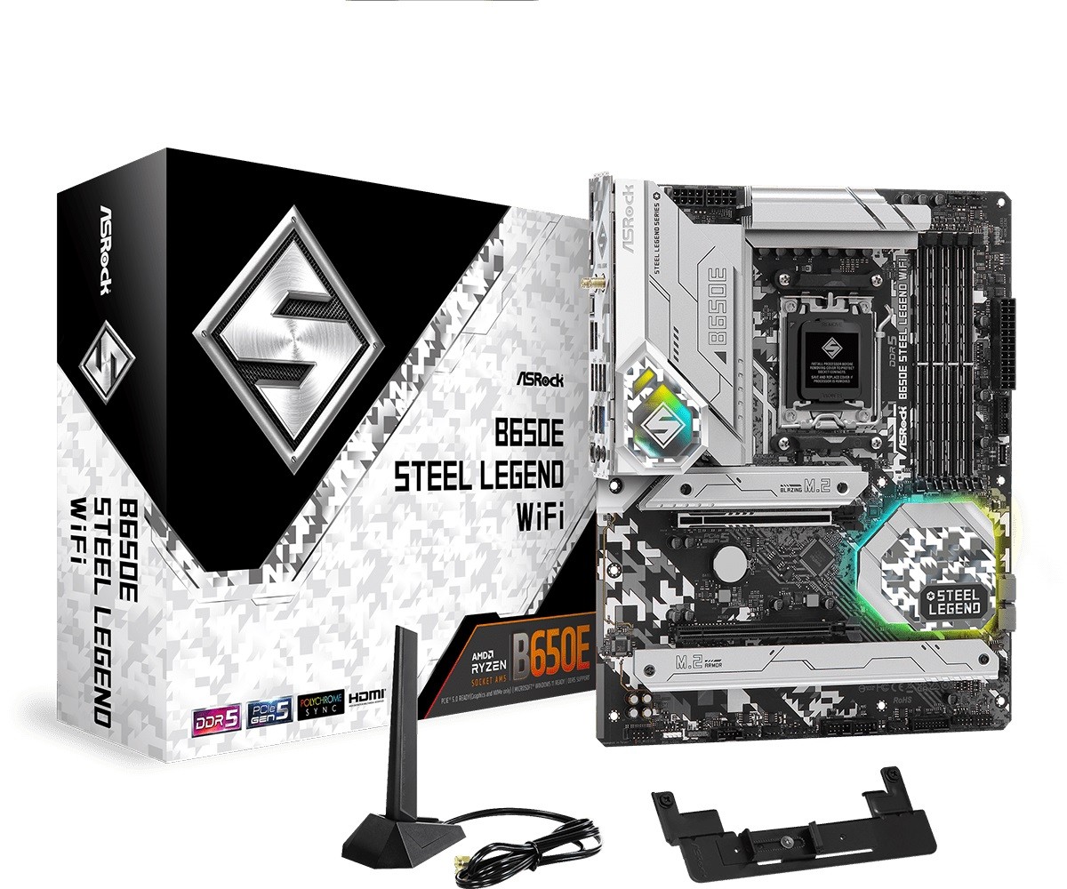 Płyta Socket AM5  ASRock B650E STEEL LEGEND WIFI
