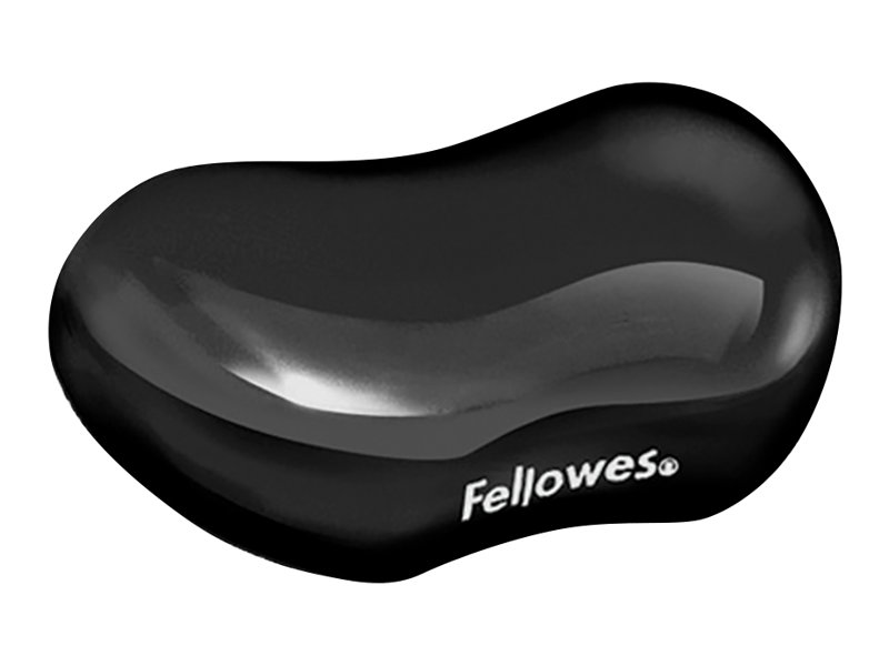 Podkładka pod nadgarstki  Fellowes Crystal - Czarna