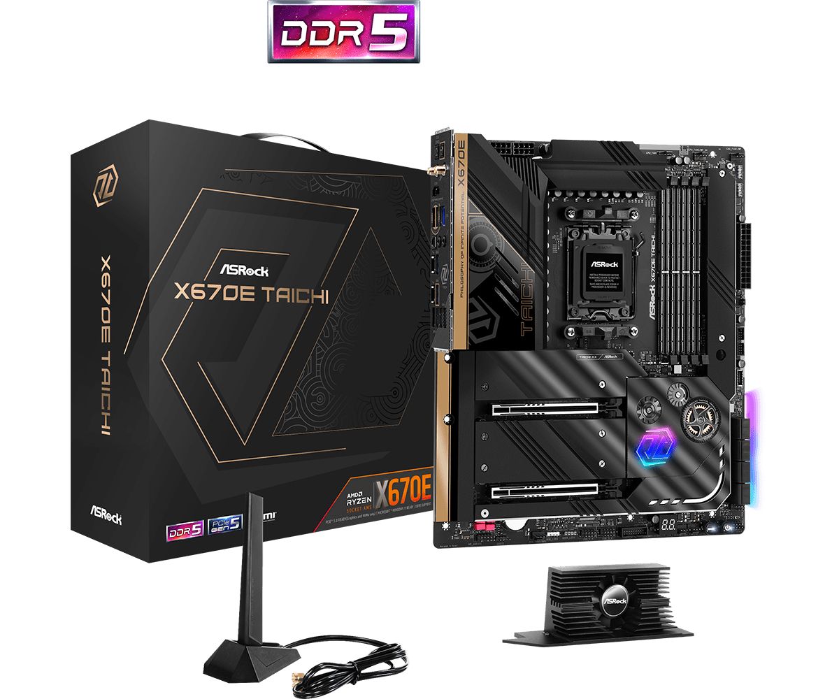 Płyta Socket AM5  ASRock X670E TAICHI