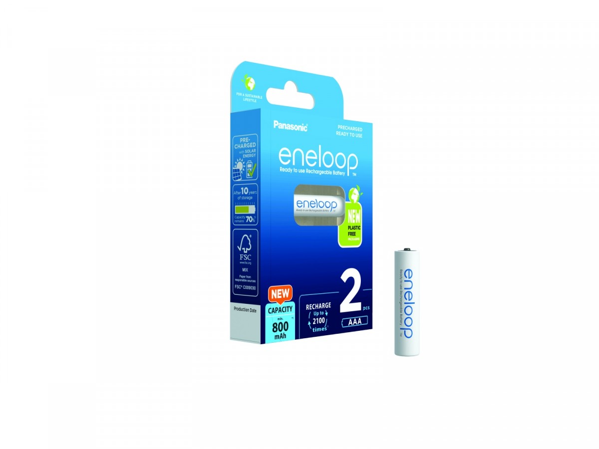 Akumulatorki AAA/800 mAh NIMH 2 szt. Panasonic Eneloop