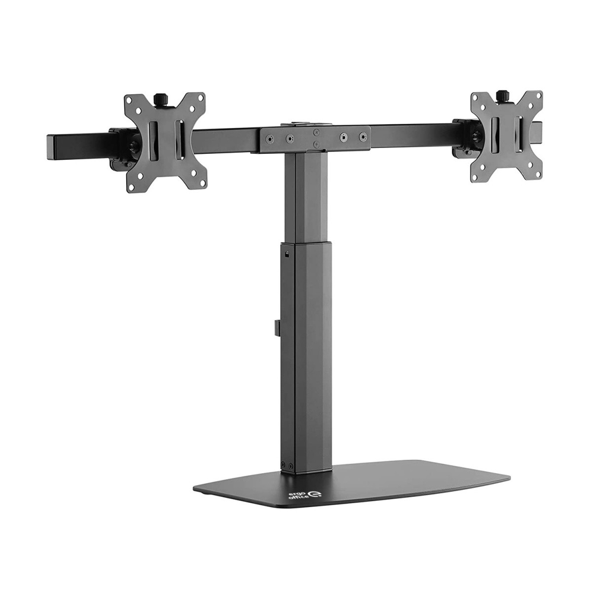 Uchwyt do mocowania LCD 17" - 27" - 12 Kg  - 2 monitory - Biurkowy; wolnostojący, obrotowy  Maclean