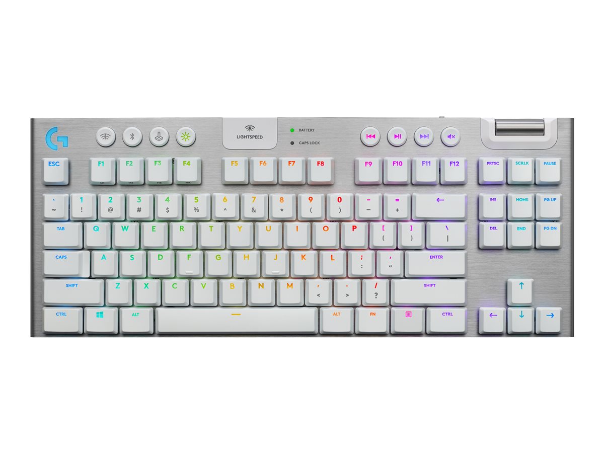 Klawiatura Logitech G915 TKL RGB Lightspeed Mechanical Tactile White