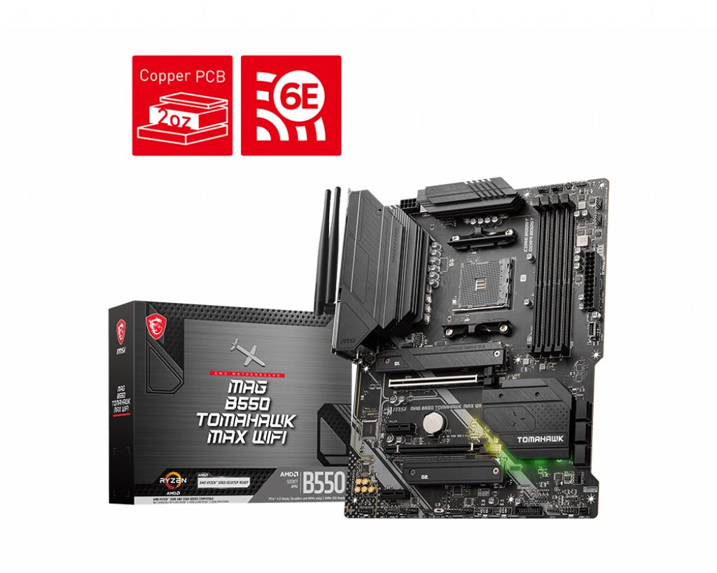 Płyta Socket AM4  MSI MAG B550 TOMAHAWK MAX WIFI