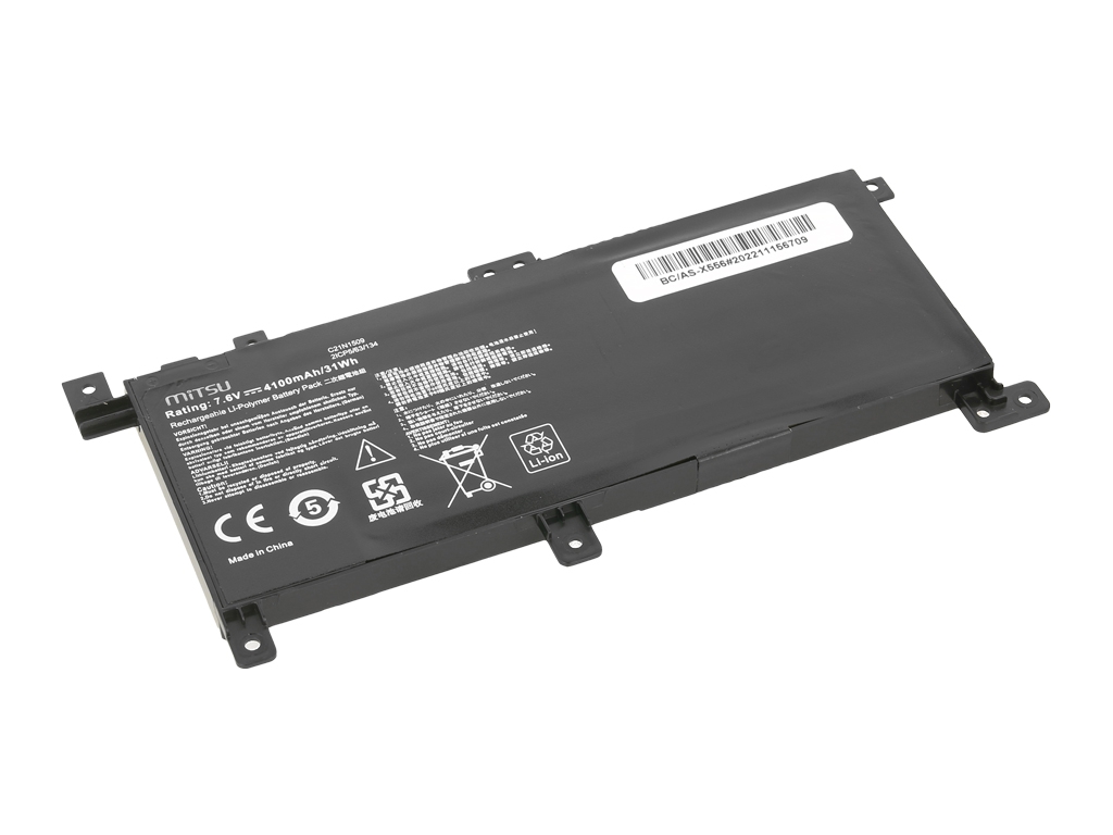 Bateria do laptopa Asus X556; X556U  7.6V  4100mAh