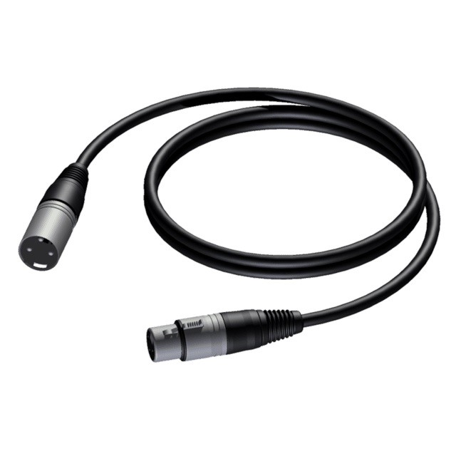 Kabel XLR Męski - XLR Żeński  3.0 m CLA901/3  Procab