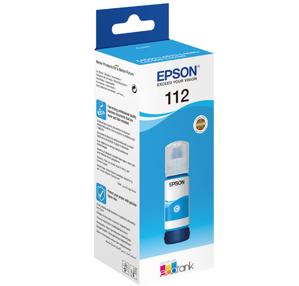 Tusz Epson 112  Cyan  EcoTank  6000 str.