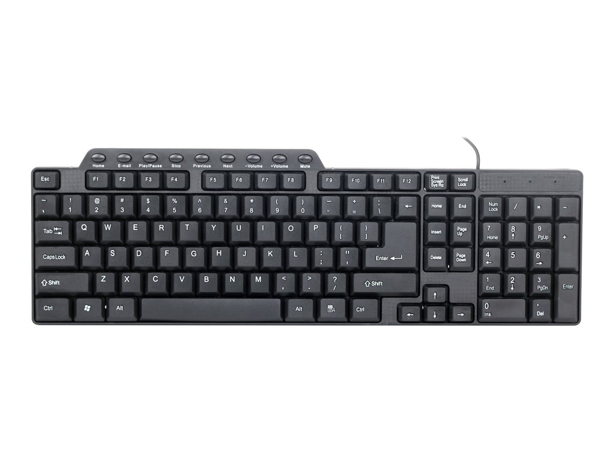 Klawiatura Gembird Multimedialna USB