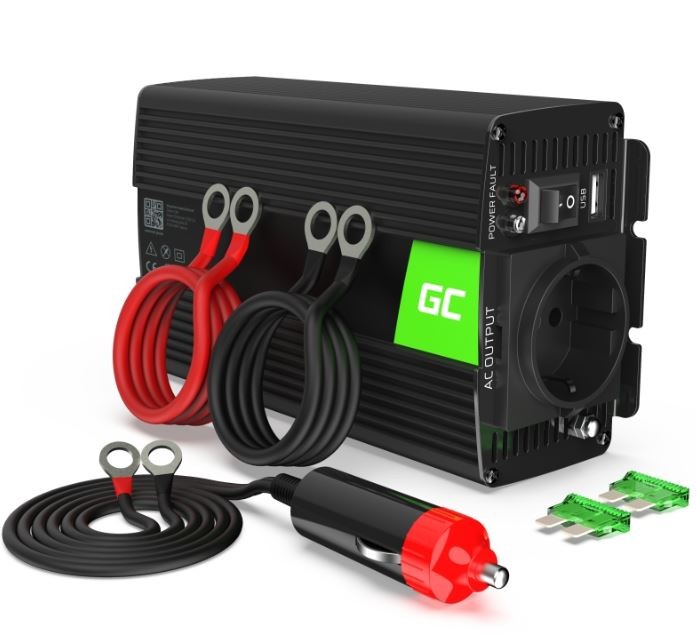 Przetwornica Green Cell  12V/230V  300W/600W