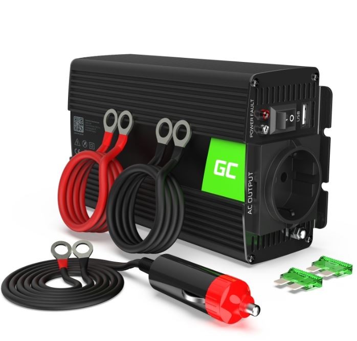 Przetwornica Green Cell  24V/230V  500W/1000W