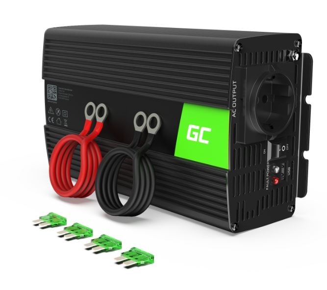 Przetwornica Green Cell  12V/230V 1000W/2000W