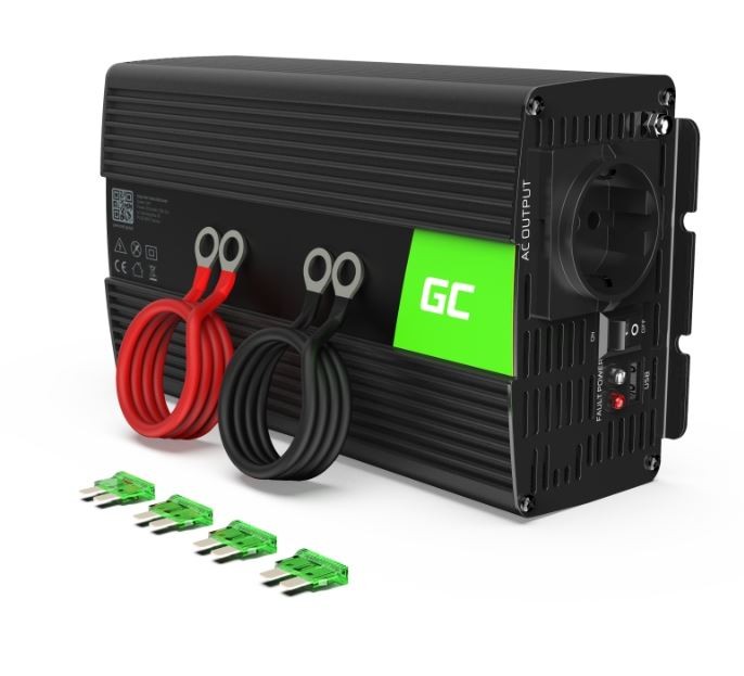 Przetwornica Green Cell  24V/230V 1000W/2000W