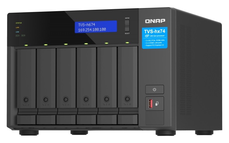 Sieciowy serwer plików NAS QNAP TVS-H674-I3-16G