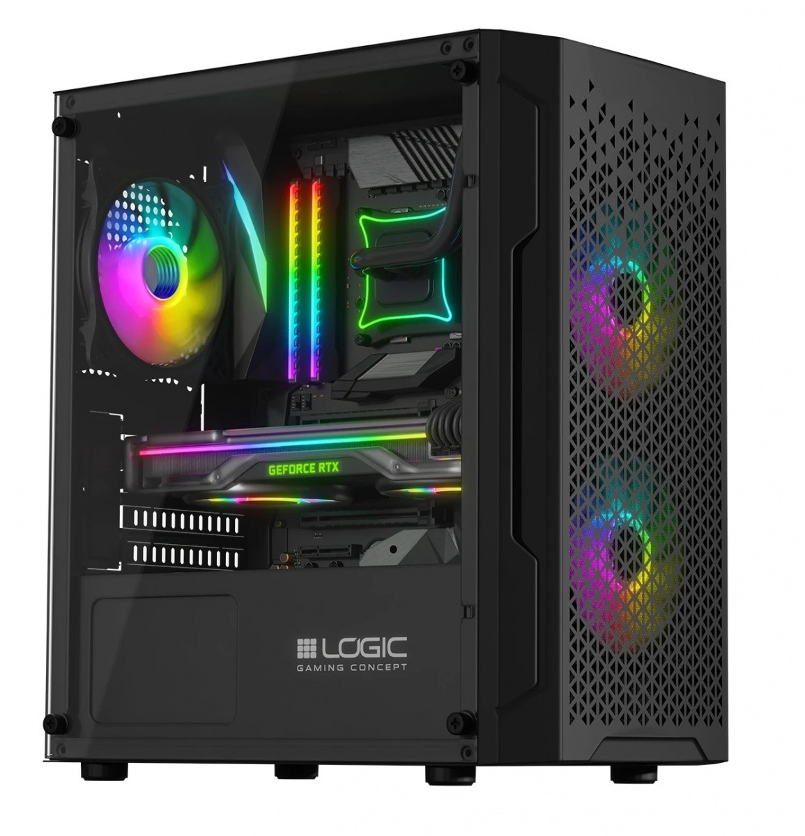 Obudowa Logic Aramis ARGB MINI  Czarna