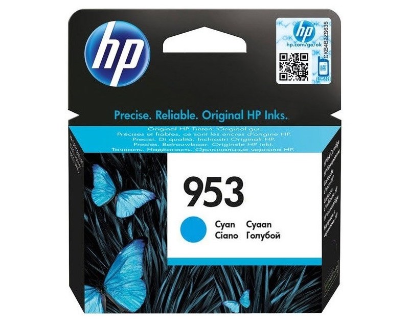 Tusz HP 953  F6U12AE  Cyan  700 str.